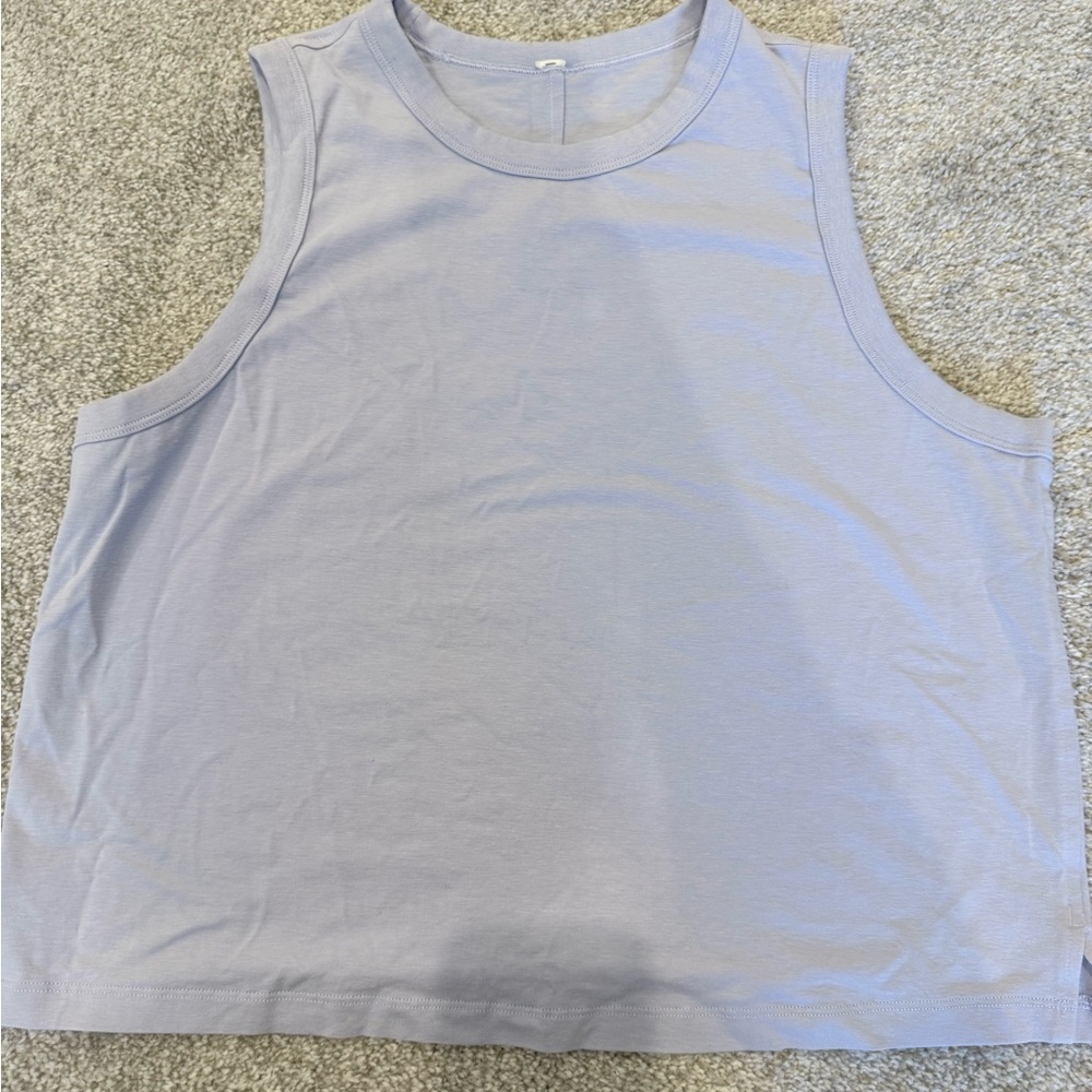 Lululemon Classic-Fit Cotton-Blend Tank - Light Purple